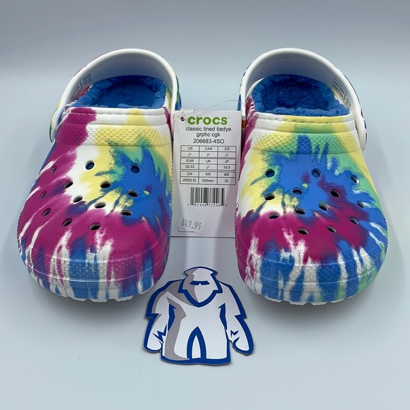 Crocs Originals Fur Lined Shoes Juniors J-1